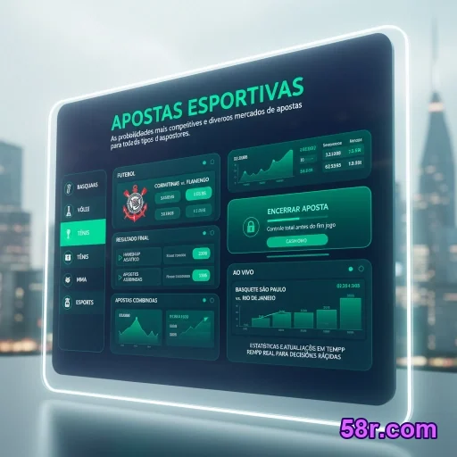 Tela mobile da plataforma 58r.com com acesso seguro