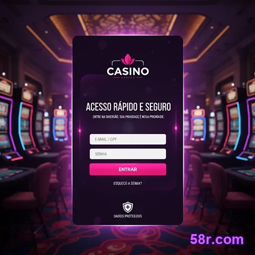 Atendimento mobile no 58r.com com chat e acesso seguro